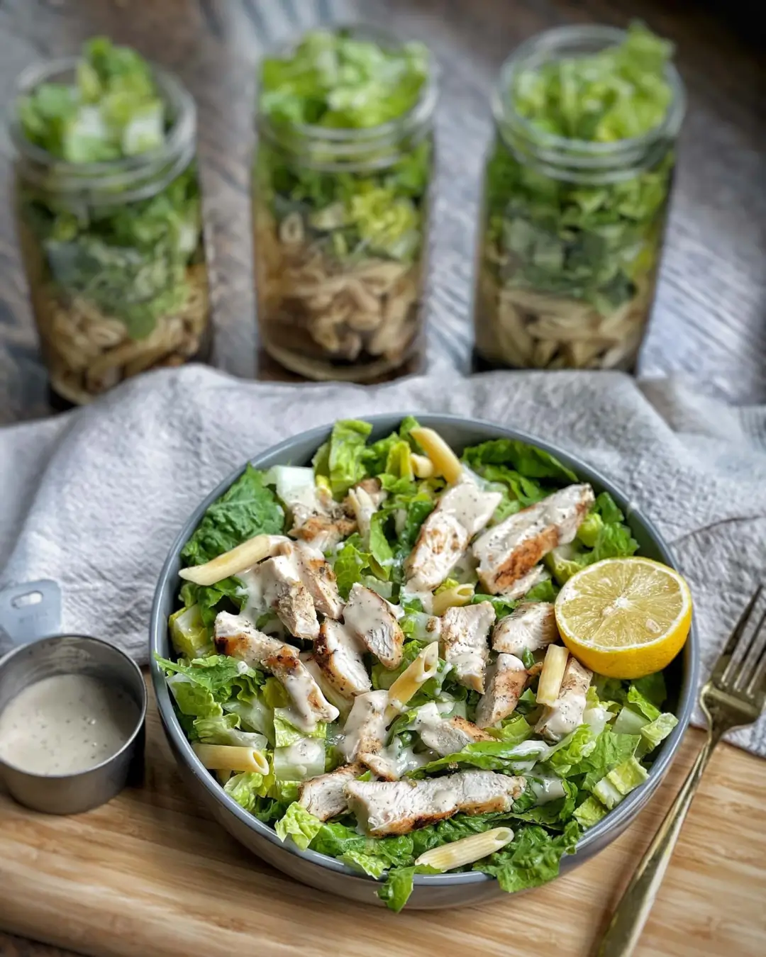 Salada toscana com molho siciliano